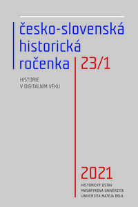 Česko-slovenská historická ročenka 1/2021