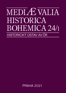 Mediaevalia Historica Bohemica 1/2021