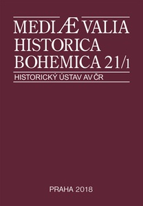 Mediaevalia Historica Bohemica 1/2018