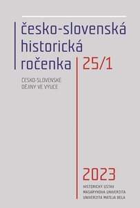 Česko-slovenská historická ročenka 1/2023