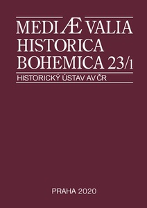 Mediaevalia Historica Bohemica 1/2020