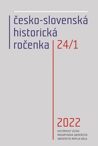 Česko-slovenská historická ročenka 1/2022