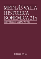 Mediaevalia Historica Bohemica 1/2018