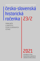 Česko-slovenská historická ročenka 2/2021
