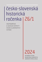 Česko-slovenská historická ročenka 1/2024