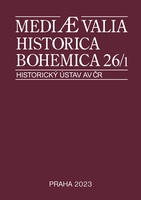 Mediaevalia Historica Bohemica 1/2023
