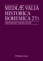 Mediaevalia Historica Bohemica 1/2024