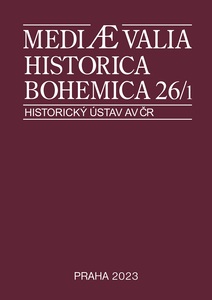 Mediaevalia Historica Bohemica 1/2023