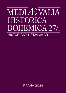 Mediaevalia Historica Bohemica 1/2024