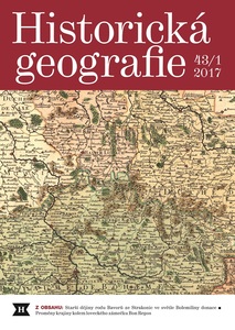 Historická geografie 1/2017