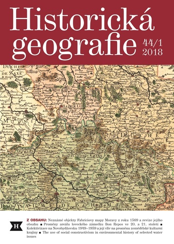 Historická geografie 1/2018 1