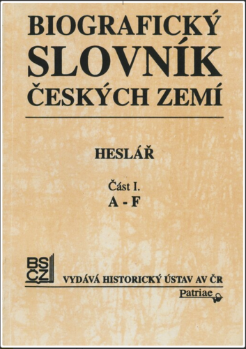 Heslář Biografického slovníku českých zemí - 5 svazků 1