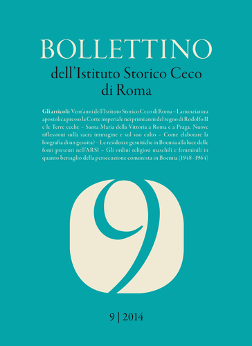 Bollettino dell'Istituto Storico Ceco di Roma 9/2014 1