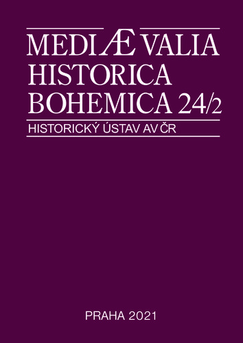 Mediaevalia Historica Bohemica 2/2021 1