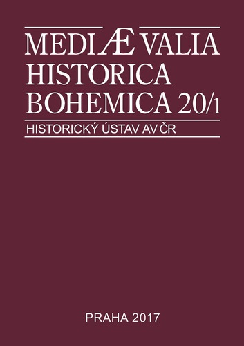 Mediaevalia Historica Bohemica 1/2017 1