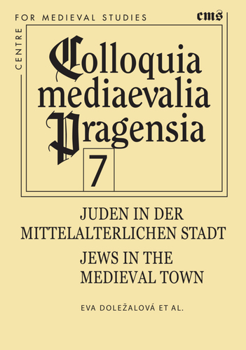 Juden in der mittelalterlichen Stadt. Der städtische Raum im Mittelalter – Ort des Zusammenlebens und des Konflikts Juden in der mittelalterlichen Stadt. Der städtische Raum im Mittelalter – Ort des Zusammenlebens und des Konflikts 1