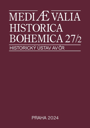Mediaevalia Historica Bohemica 2/2024 1